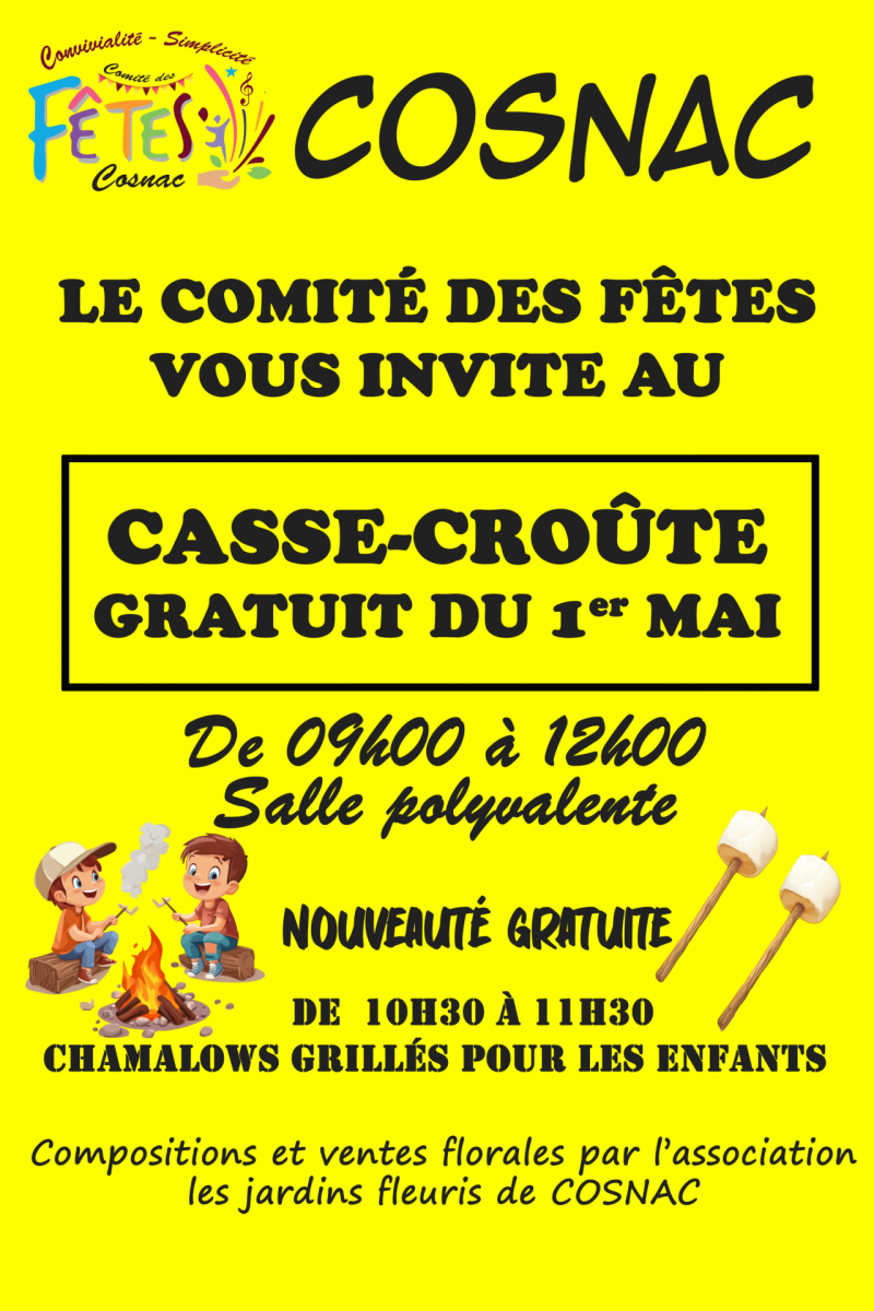Affiche 80x120 1 jaune mai 2