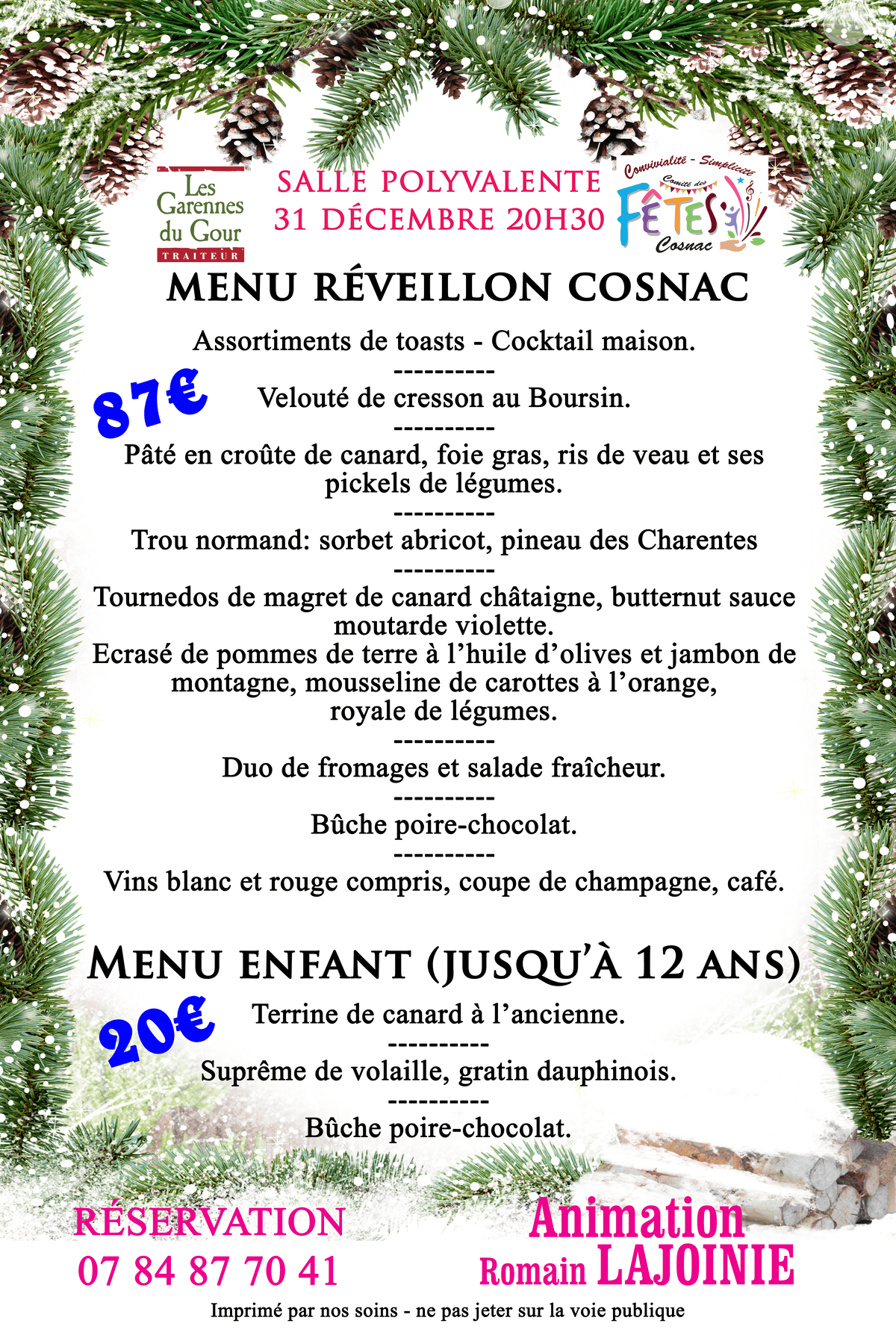 Pub menu reveillon 2024 redimensionne et reduite